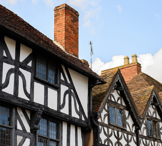 Tudor homes in Stratford Upon Avon to promote Much Ado About Insurance Brokers